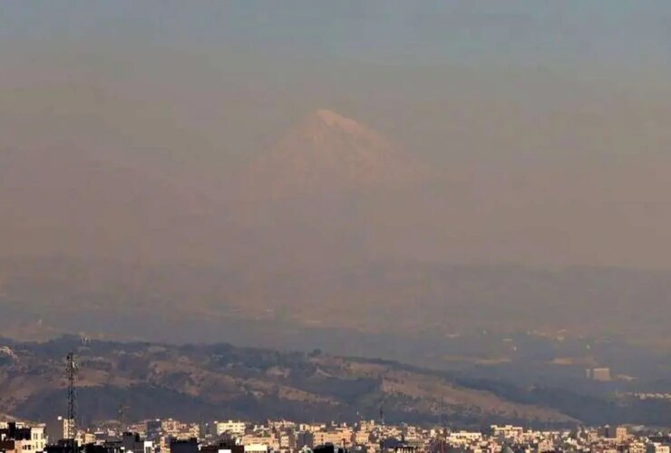 تصاویری از آلودگی هوای تبریز