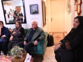 دیدار هنرمندان با فرزانه کابلی برای درد مشترک