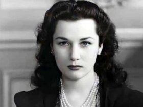 "فوزیا" به همراه دخترش "شهناز" و نوه اش در سوئیس، 1338