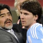 تصویر; ماجرای حسرت مسی برای مارادونا