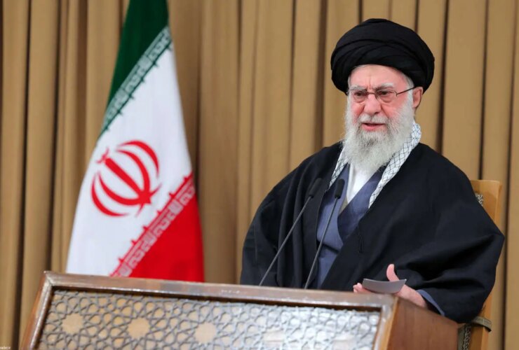 تصاویر; سخنرانی تلویزیونی رهبر انقلاب