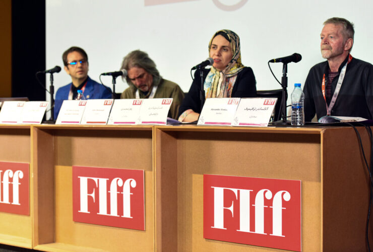 شبی در مرکز سینمایی تارکوفسکی برای آندری تارکوفسکی و پدرش آرسنی/سدا