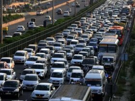 ترافیک سنگین در تمامی محورهای ورودی تهران