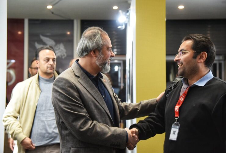 بازدید رائد فریدزاده از جشنواره جهانی فیلم فجر