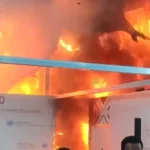 آتش سوزی در محل نشست آب و هوای سازمان ملل در برزیل