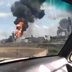 آتش سوزی گسترده در تاسیسات نفتی ونزوئلا