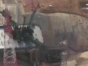 آسیب به سکوی پرتاب بایکونور پس از پرتاب فضاپیمای سایوز 8 آسیب به سکوی پرتاب بایکونور پس از پرتاب فضاپیمای سایوز