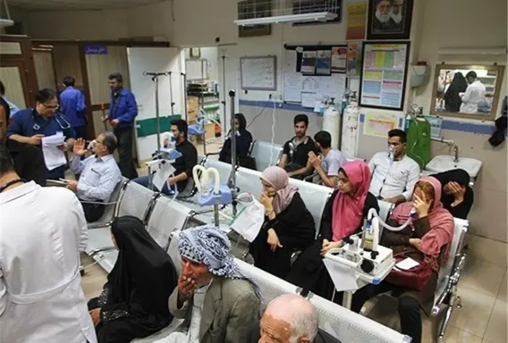 ازدحام بیش از حد بیماران قلبی تنفسی در بیمارستان های خوزستان 37 ازدحام بیش از حد بیماران قلبی تنفسی در بیمارستان های خوزستان