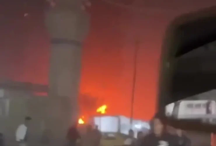 انفجار در تانکر سوخت در شهر سامرا