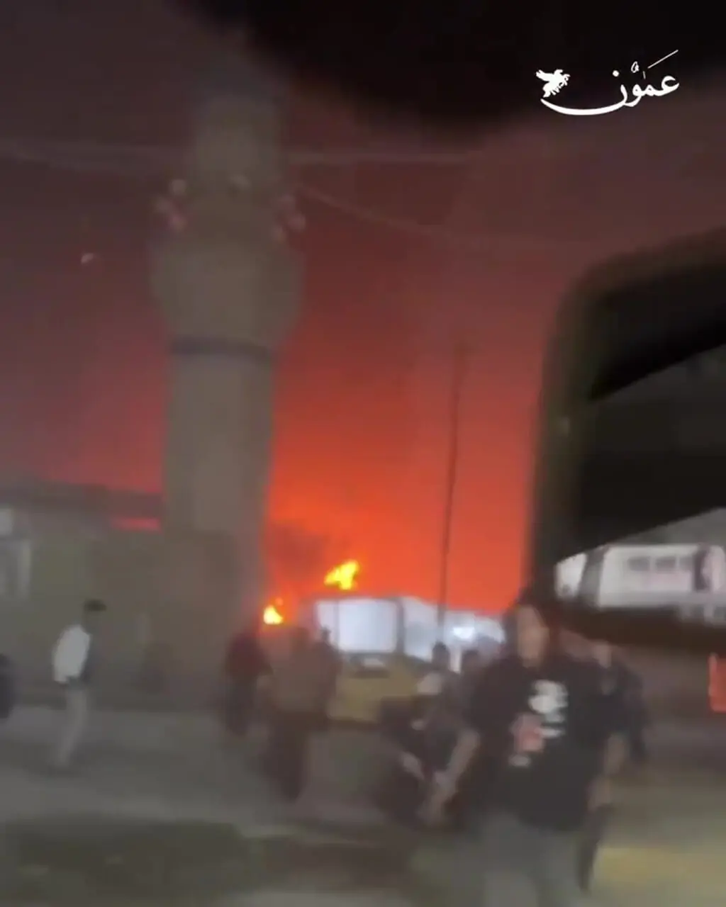 انفجار در تانکر سوخت در شهر سامرا