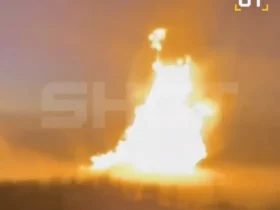 انفجار سوپر قارچ پس از روز حادثه در خط لوله گاز روسیه