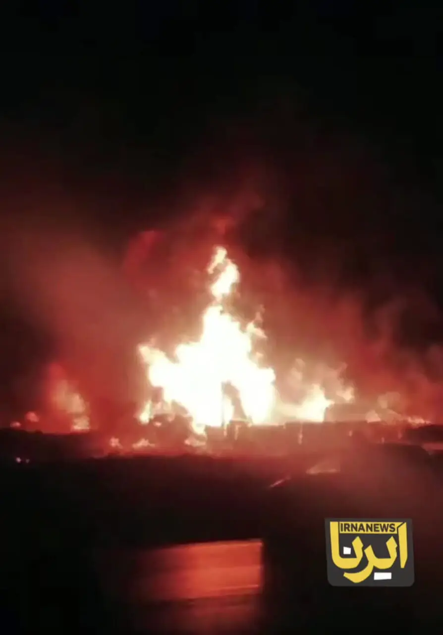 انفجار و آتش سوزی در کارگاه شارژ و فروش گاز مایع در شیراز