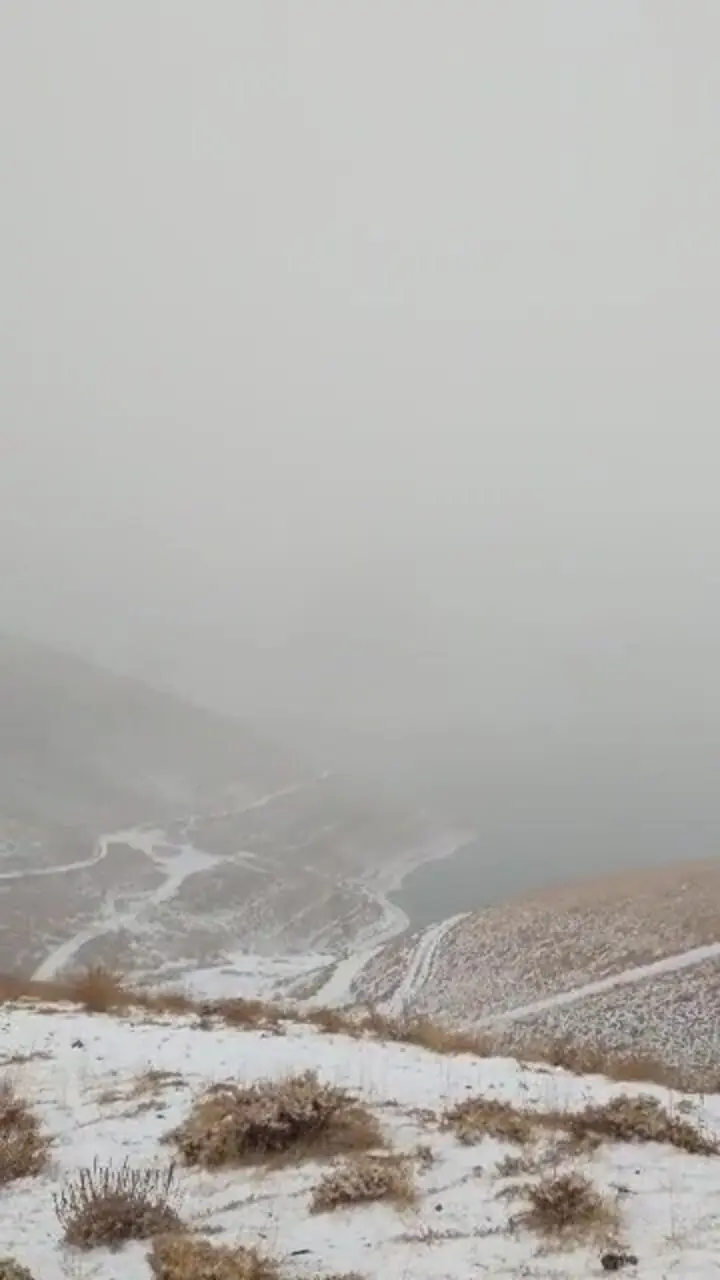 اولین برف پاییزی در دماوند 1 اولین برف پاییزی در دماوند