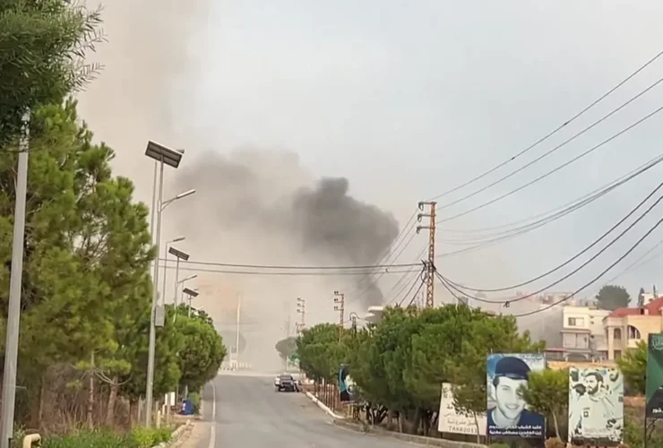 برای دیدن؛ بمباران مواضع حزب الله در جنوب لبنان 9 برای دیدن؛ بمباران مواضع حزب الله در جنوب لبنان