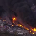 برای دیدن؛ جهنمی که در اثر سقوط هواپیمای باری ایجاد شد