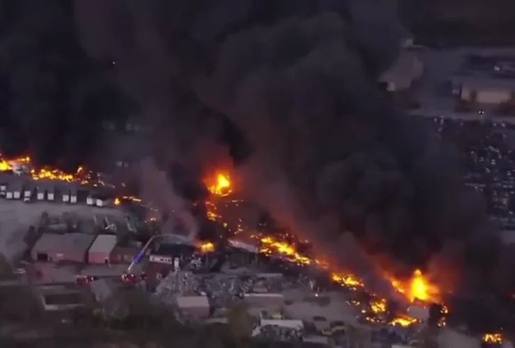 برای دیدن؛ جهنمی که در اثر سقوط هواپیمای باری ایجاد شد