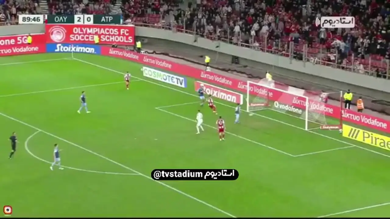 برای دیدن؛ دبل طارمی پس از دریبل زدن دروازه بان و گل سوم المپیاکوس مقابل آترومیتوس.
