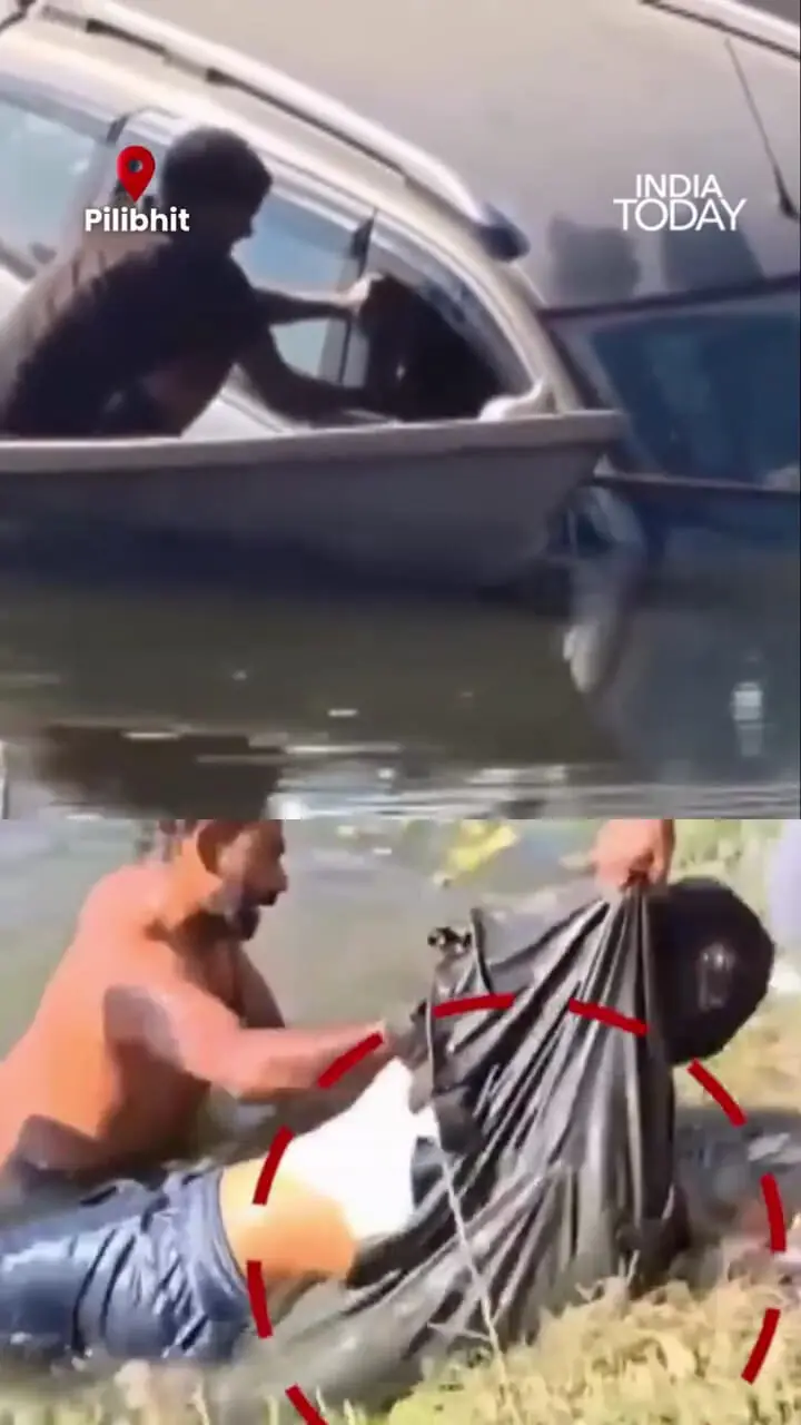 برای دیدن؛ نجات چشمگیر راننده خودروی در حال غرق شدن 1 برای دیدن؛ نجات چشمگیر راننده خودروی در حال غرق شدن