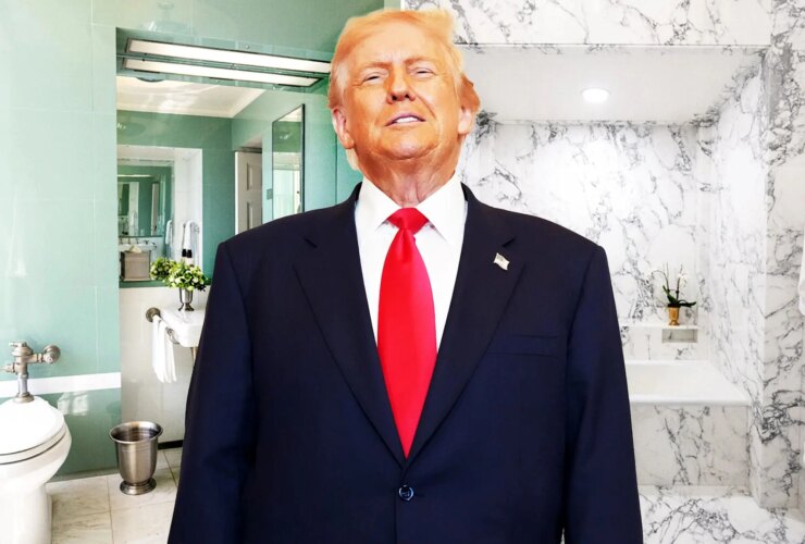 تصاویر; بازسازی «حمام لینکلن» کاخ سفید به دستور ترامپ