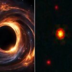 تلسکوپ جیمز وب از سیاهچاله ای به اندازه 100 میلیون برابر خورشید عکس می گیرد