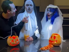 جشن هالووین در خانه فاطمه گودرزی; آموزش آشپزی! 8 جشن هالووین در خانه فاطمه گودرزی; آموزش آشپزی!