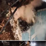 حمله هوایی روسیه به یک ساختمان مسکونی در اوکراین