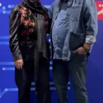 خندیدن فریبا نادری و نرگس محمدی در جشنواره فیلم شهر