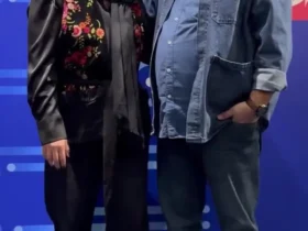 خندیدن فریبا نادری و نرگس محمدی در جشنواره فیلم شهر