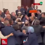 درگیری در مجلس ملی کبیر ترکیه