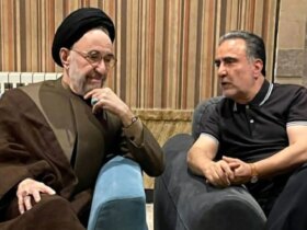 دیدار سید محمد خاتمی و ابطحی با مصطفی تاج زاده 8 دیدار سید محمد خاتمی و ابطحی با مصطفی تاج زاده