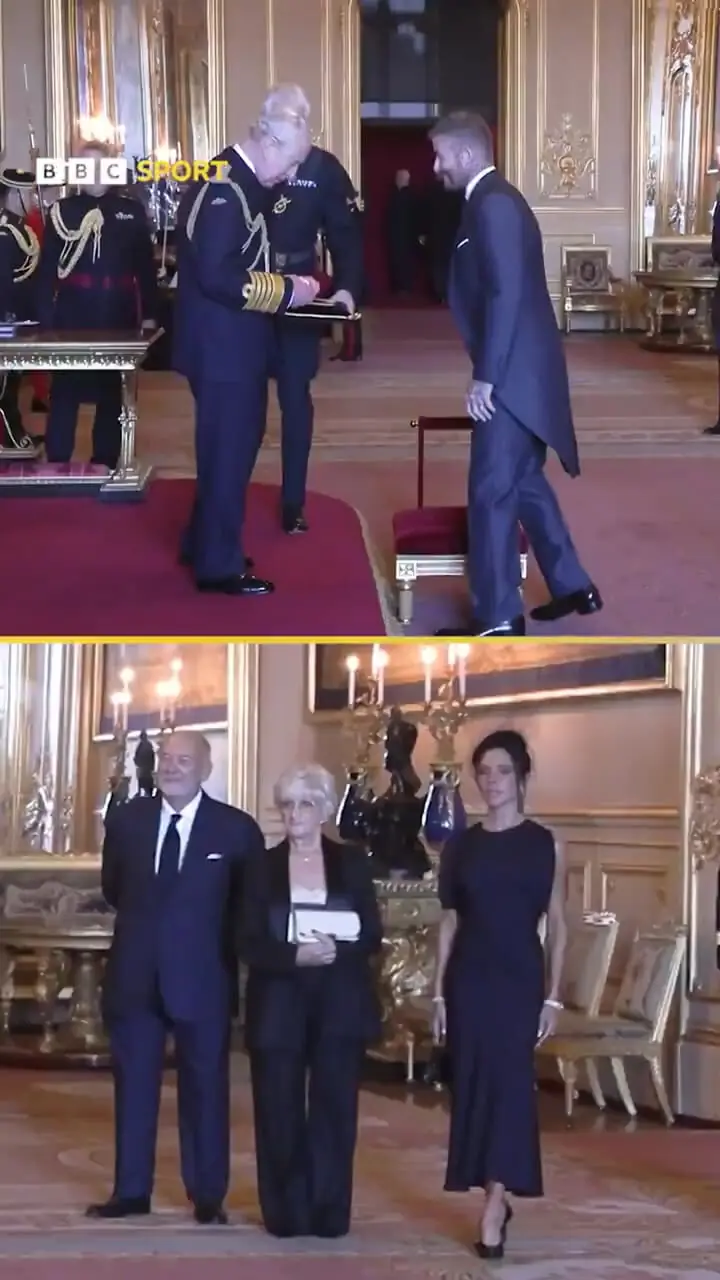 دیوید بکهام شوالیه شد 1 دیوید بکهام شوالیه شد