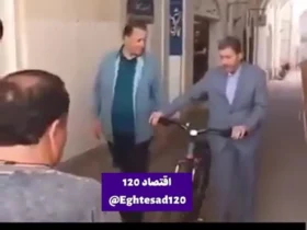 رفتار عجیب و تبلیغاتی استاندار اصفهان/ سلام دیوار!