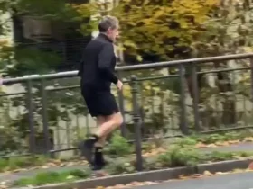 سارکوزی برای اولین بار پس از آزادی از زندان در انظار عمومی ظاهر شد