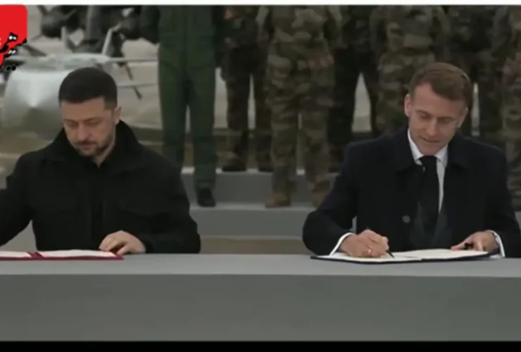 سخنان جدید مکرون به زلنسکی