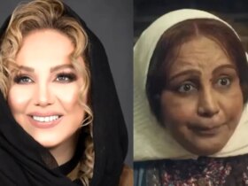 سلفی پشت صحنه بهنوش بختیاری و مرجانه گلچین از سریال بامد خمار