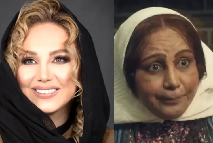 سلفی پشت صحنه بهنوش بختیاری و مرجانه گلچین از سریال بامد خمار