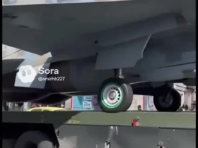 سوخو 35 در کاروانی در خیابان های تهران!