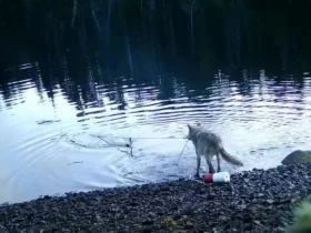 شکار گرگ با تورهای انسانی