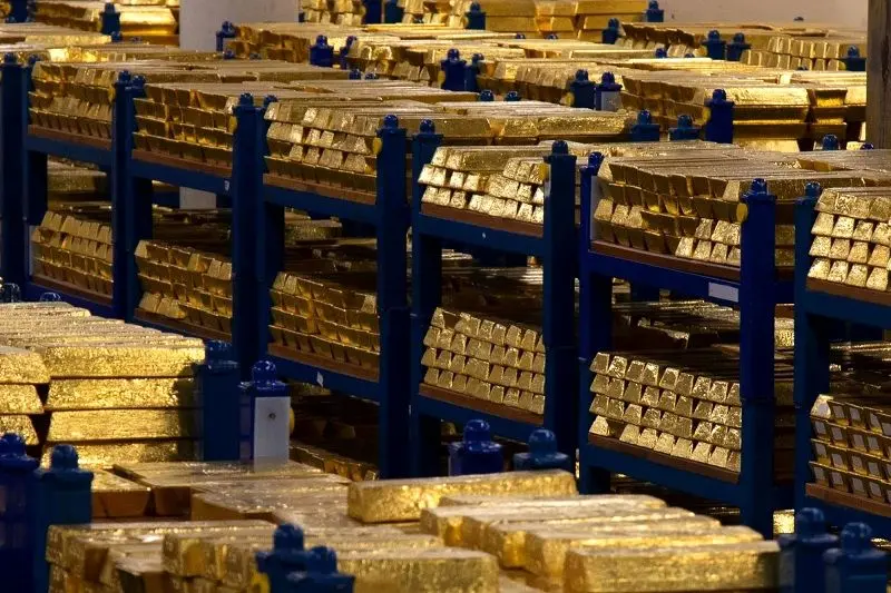 طلا ریخته شد بازار به پایین ترین سطح خود در سه ماهه بازگشته است