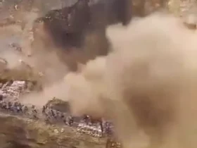 لحظه ریزش معدن در کنگو؛ 80 نفر کشته شدند 8 لحظه ریزش معدن در کنگو؛ 80 نفر کشته شدند