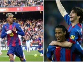 لمینه یامال مسی را شکست داد!