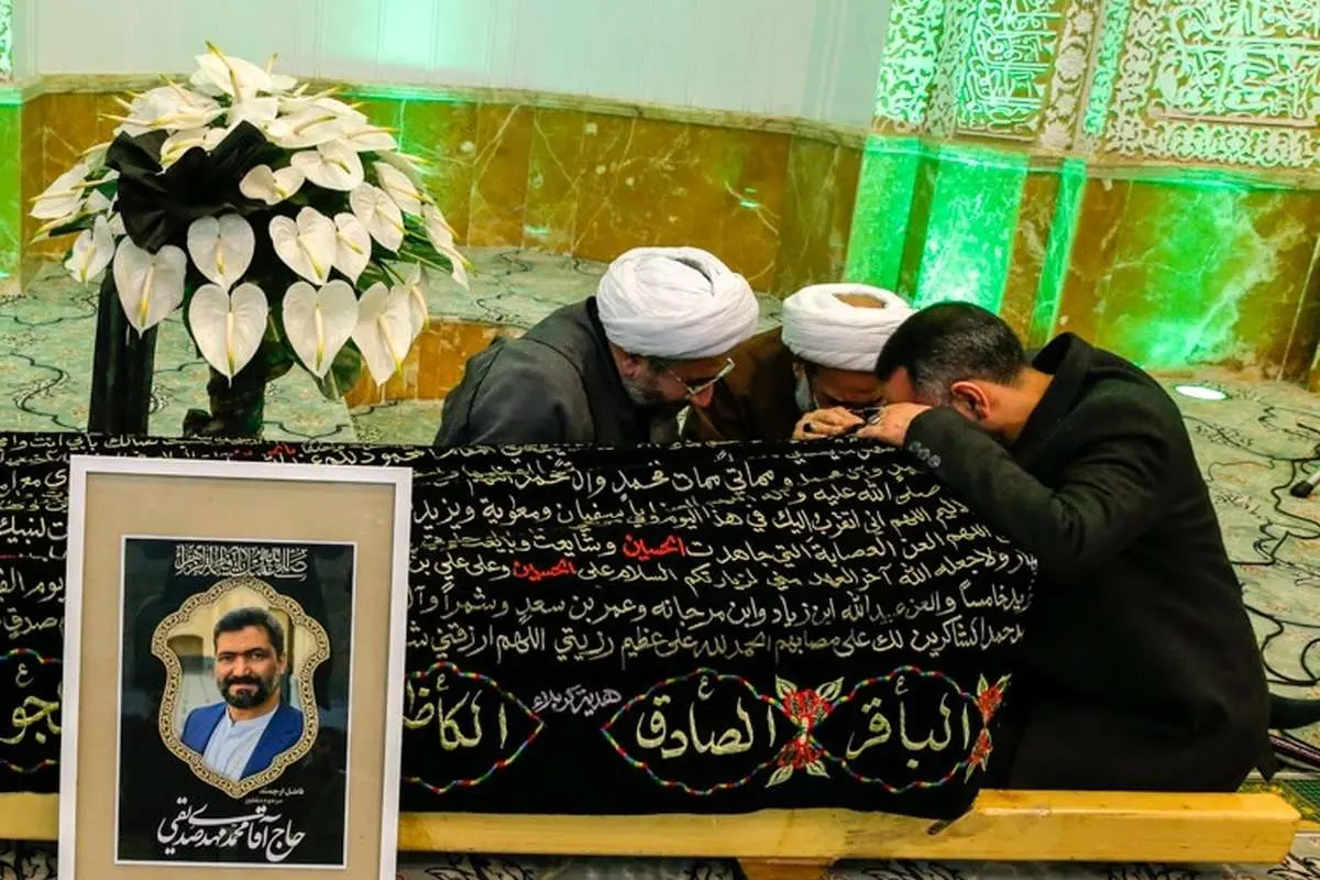 متن عکس تابوت پسر کاظم صدیقی جلب توجه کرد