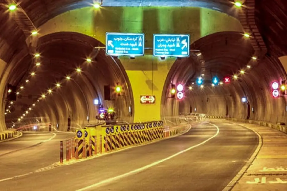 هر دو باند تونل نیایش و تونل امیرکبیر امشب بسته است