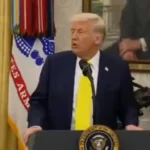 واکنش ترامپ و دکتر اوز به بیهوشی مرد ناشناس در مراسم کاخ سفید