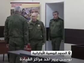 پوتین با لباس نظامی به مرز اوکراین رفت