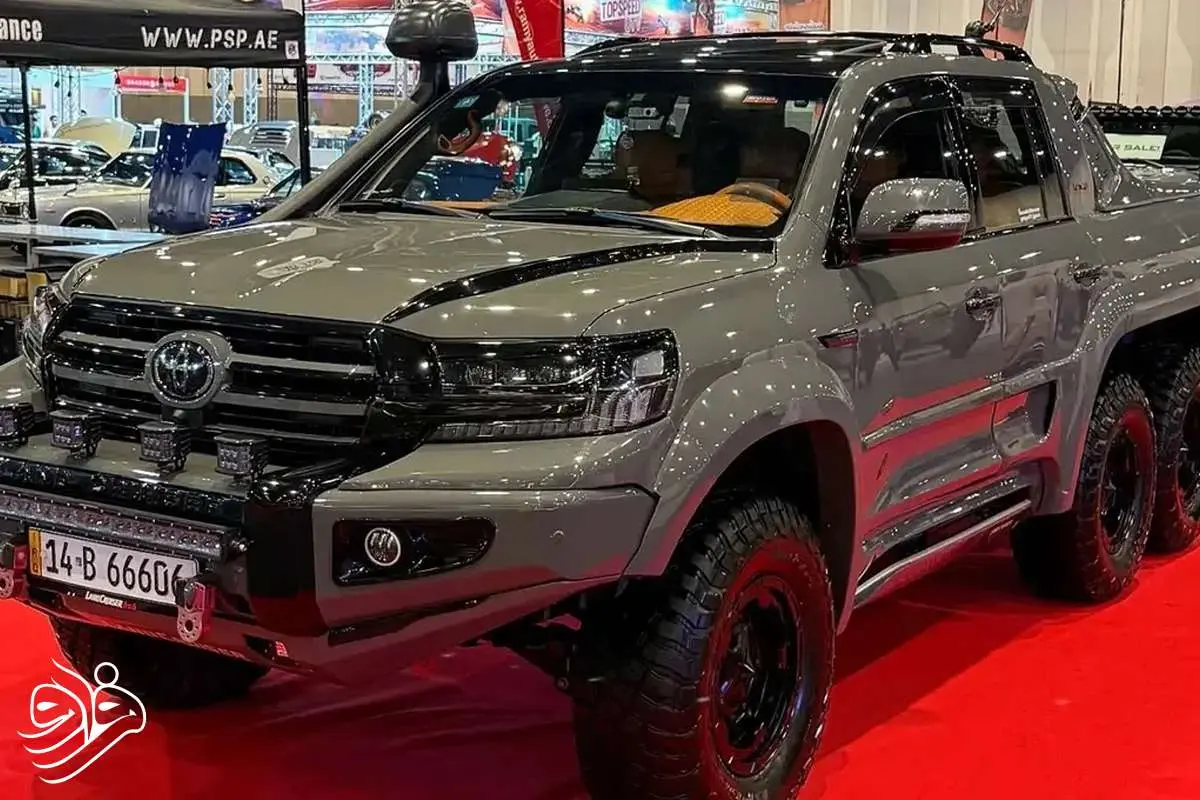 پیکاپ شش چرخ تویوتا; ماشین رویایی علاقه مندان به آفرود