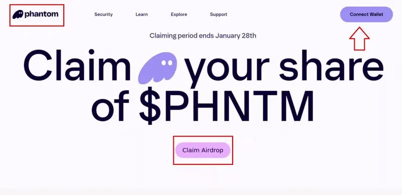 نمونه ای از درخواست برای اتصال کیف پول به یک پلت فرم کلاهبرداری