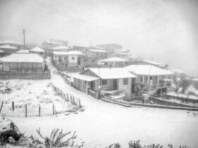 تصاویر; بارش برف پاییزی در روستاهای کوهستانی سوادکوه