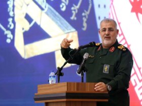 فرمانده کل سپاه پاسداران: آمادگی داریم تجربیات خود را با کشورهای عضو سازمان همکاری شانگهای در میان بگذاریم. 9 فرمانده کل سپاه پاسداران: آمادگی داریم تجربیات خود را با کشورهای عضو سازمان همکاری شانگهای در میان بگذاریم.