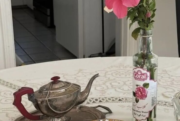 گلاب و قالیچه ایرانی و تخته نرد در خانه بلا حدید چه می کنند؟ 6 بلا حدید